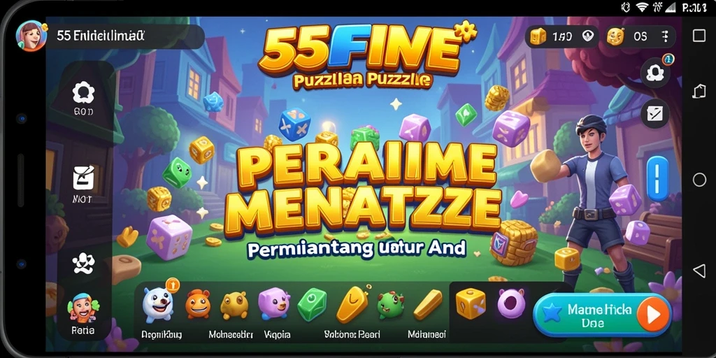 Screenshot gameplay menampilkan tantangan menarik di 55FIVE.