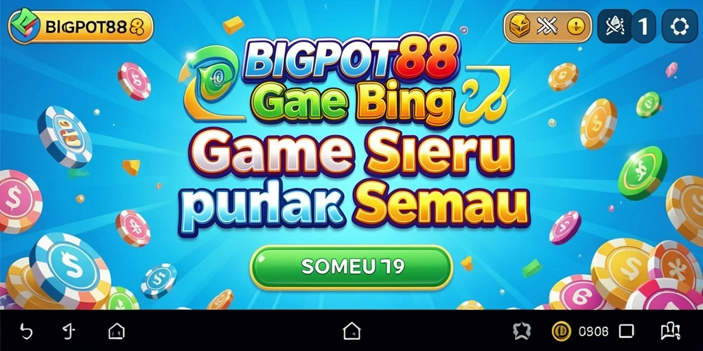 Screenshot gameplay BIGPOT88 yang menampilkan keseruan permainan Bingo.