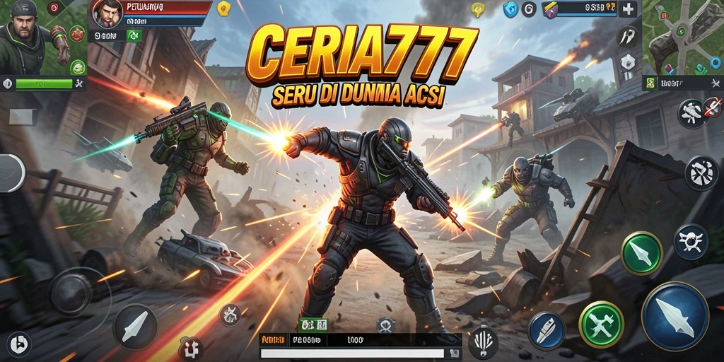 Screenshot utama CERIA777 menampilkan aksi seru dan momen mendebarkan.