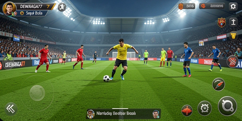 Tampilan menakjubkan dari gameplay penuh aksi di DEWANAGA77.