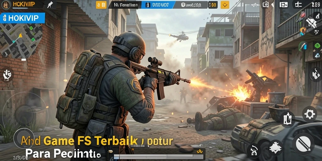 Tampilan gameplay HOKIVIP dengan aksi menegangkan.