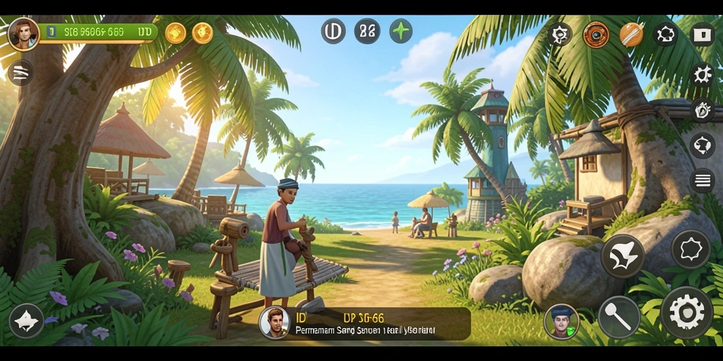 Tampilan utama gameplay ID66 yang menarik dan menghibur.