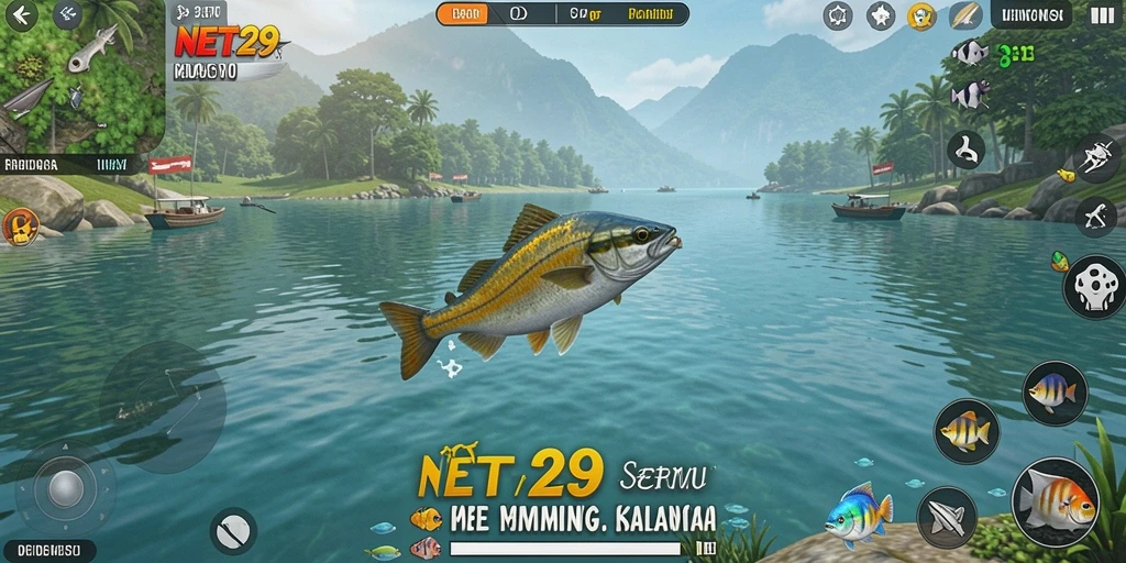 Gameplay NET29 yang menampilkan pengalaman memancing yang nyata.