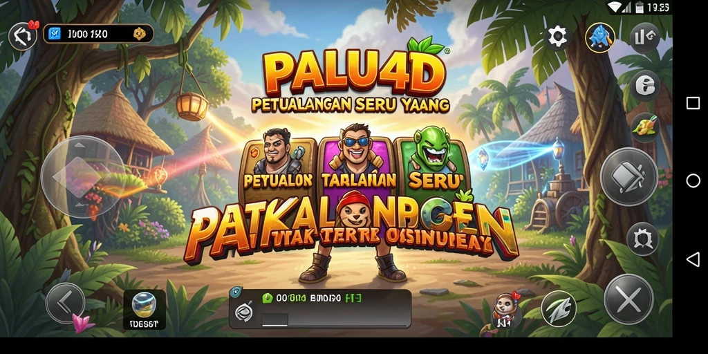 Screenshot gameplay PALU4D menampilkan petualangan yang mendebarkan.