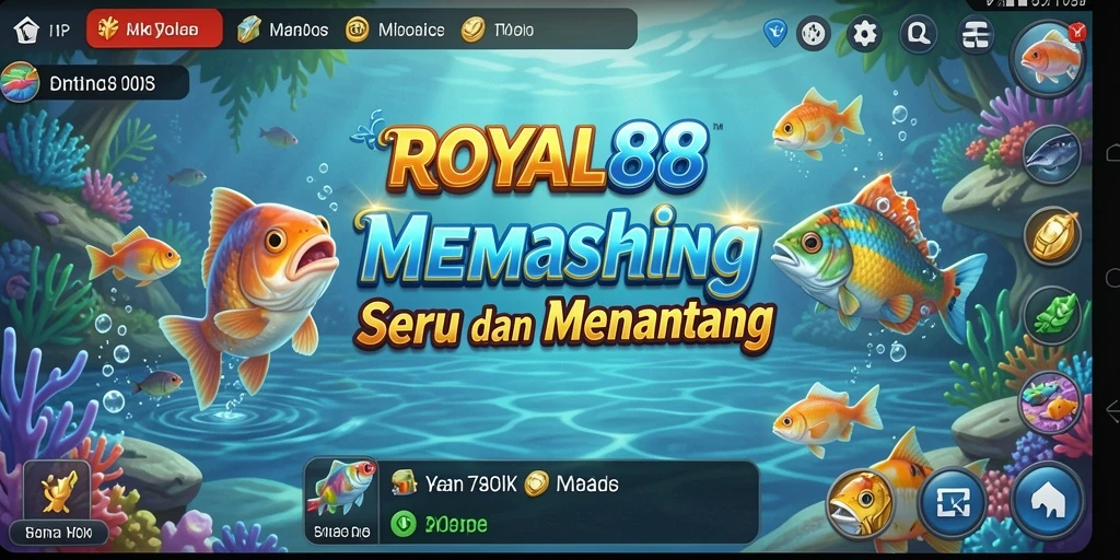 Gameplay mendebarkan dengan aksi memancing yang intens.