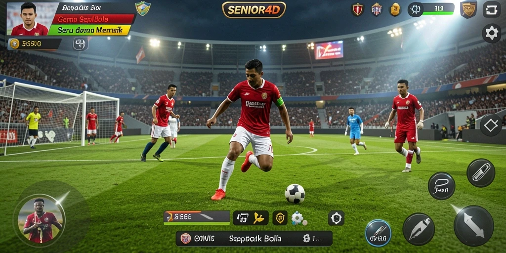 Tampilan gameplay SENIOR4D yang mengagumkan dan mendebarkan.