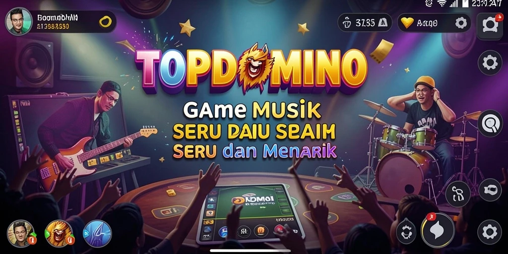 Tangkapan layar gameplay TOPDOMINO yang penuh warna dan menghibur.